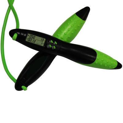 フィットネスジャンプロープ 全身トレーニング JP-100 グリーン多機能カウントジャンプロープ