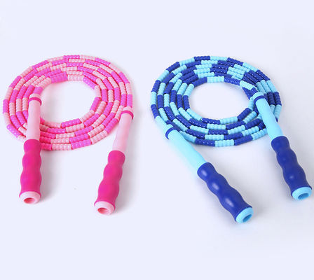 高強度トレーニングのためのフィットネスジャンプロープ 絡みのないフィットネス 柔らかいビーズジャンプロープ