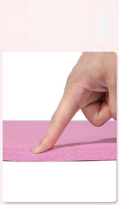 PVCヨガマット、高弾性で環境に優しい素材を使用。ヨガ、フィットネス、仮眠、長時間の着座に最適です。