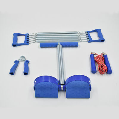 完全ホームトレーニングセット ペダルレジスタンストレーナー ジャンプロープ ハンドグリップ 汎用 フィットネスツール 腕脚コアトレーニング いつでもどこでも