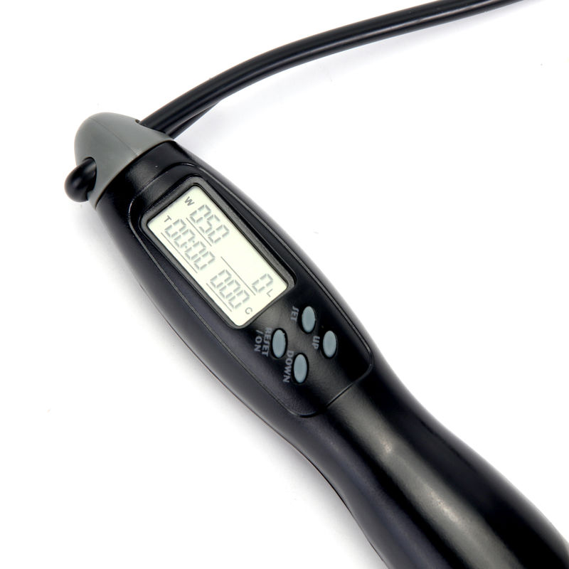 フィットネスジャンプロープ 調整可能なロープ 長さ JP-100 LCD カウンターパネル スキープロープ フィットネス運動