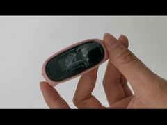 ピンク色のハンドル・ペドメーター